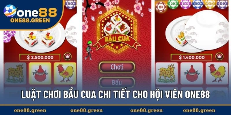 Luật chơi bầu cua chi tiết cho hội viên ONE88