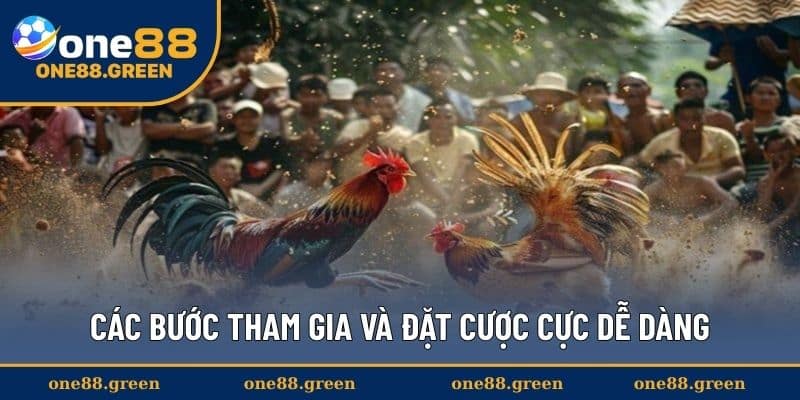 Các bước tham gia và đặt cược cực dễ dàng